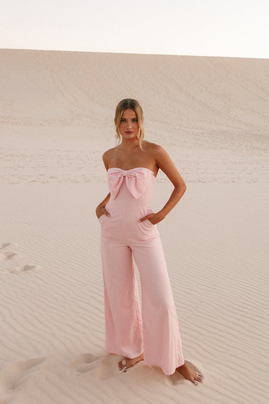 Poppy Jumpsuit - petals Pink