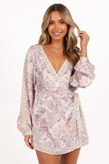 Positano Romper - White Multi