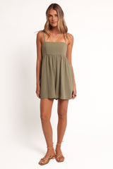 Quinley Romper - Olive