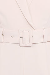 Sienna Belted Jumpsuit - Beige