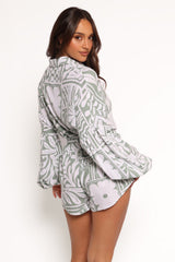 Tansy Romper - Sage Print