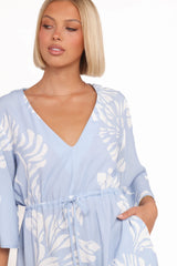 Tiff Romper - Shell Print