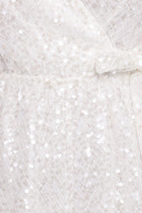 Varity Puff Sleeve Romper - White