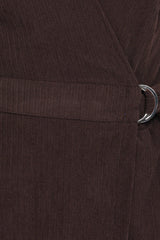 Vesper Corduroy Romper - Chocolate