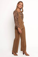 Vieve Jumpsuit - Brown