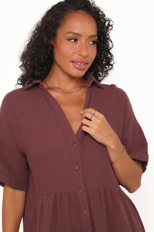 Winny Romper - Chocolate