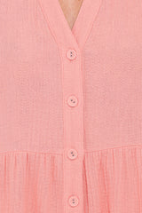 Winny Romper - Orange Sherbet