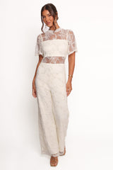 Zina Jumpsuit - Ivory