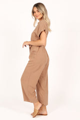 Archie Jumpsuit - Mocha