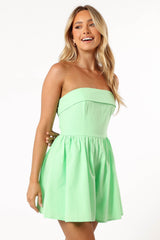 Beatrice Romper - Apple Green