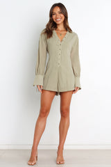 Becky Romper - Sage
