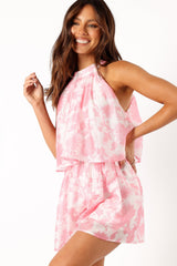 Isabelle Romper - Pink Floral