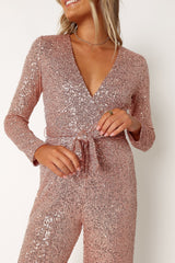 Kiera Jumpsuit - Rose Gold