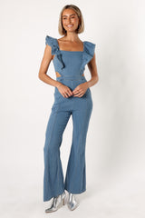 Kimmie Jumpsuit - Medium Denim