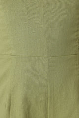 Kourtney Halterneck Jumpsuit - Olive