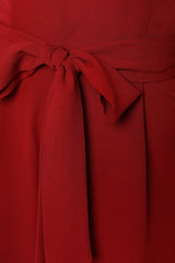 Leyton Jumpsuit - Burgundy