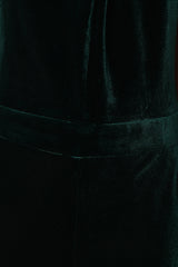 Liberty Velvet Jumpsuit - Hunter Green