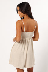 Quinley Romper - Oatmeal