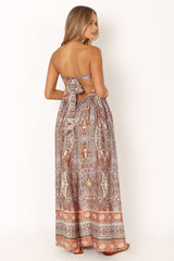 Sarah Strapless Jumpsuit - Multi