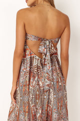 Sarah Strapless Jumpsuit - Multi