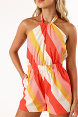 Silanzo Romper - Pink Stripe