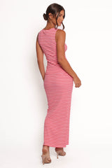 Adeline Two Piece Set - Pink Red