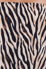 Agnes Skirt Set - Brown Zebra