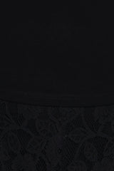 Alina Lace Pant Set - Black