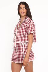 Ana Skort Set - Burgundy