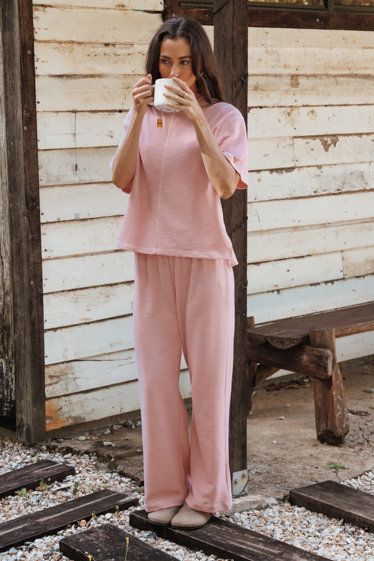 Angler Knit Set - Pink