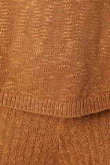 Anna Knitted Set - Brown