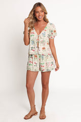 Asta Short Set - Flower Market