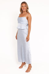 Belle Two Piece Set - Pale Blue