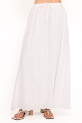 Blaire Skirt Set - White