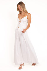 Blaire Skirt Set - White