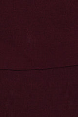 Bridget Maxi Skirt Sweater Set - Maroon