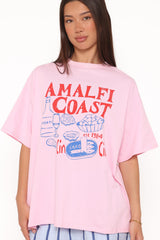 Bridget Short Set - Pink Amalfi Coast