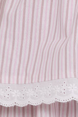 Bridie Short Set - Pink Stripe