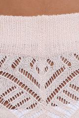 Briony Knit Pant Set - Cream