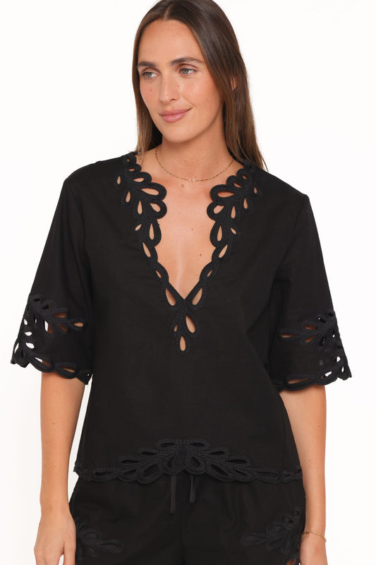 Brydie Short Set - Black