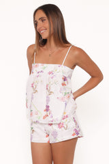 Calla Short Set - Bright Floral