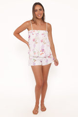 Calla Short Set - Bright Floral