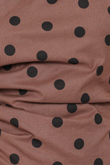 Carter Short Set - Brown Polka Dot