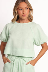 Chelsey Linen Set - Sage