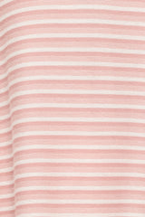 Dealia Knit Short Set - Pink Stripe