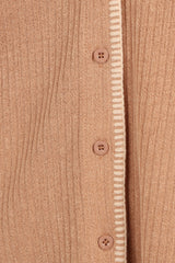 Essen Knit Short Set - Mocha Cream