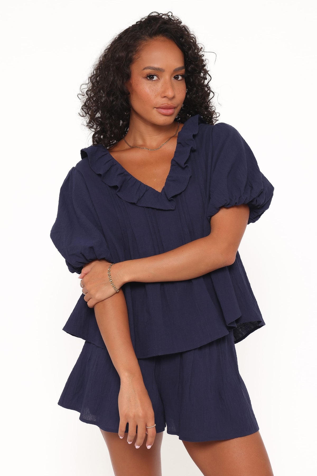 Felicity Short Set - Navy