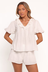 Felicity Short Set - White