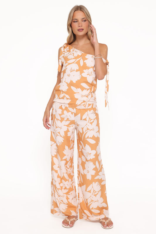 Flynn Pant Set - Yellow Floral