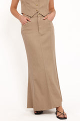 Giselle Skirt Set - Beige